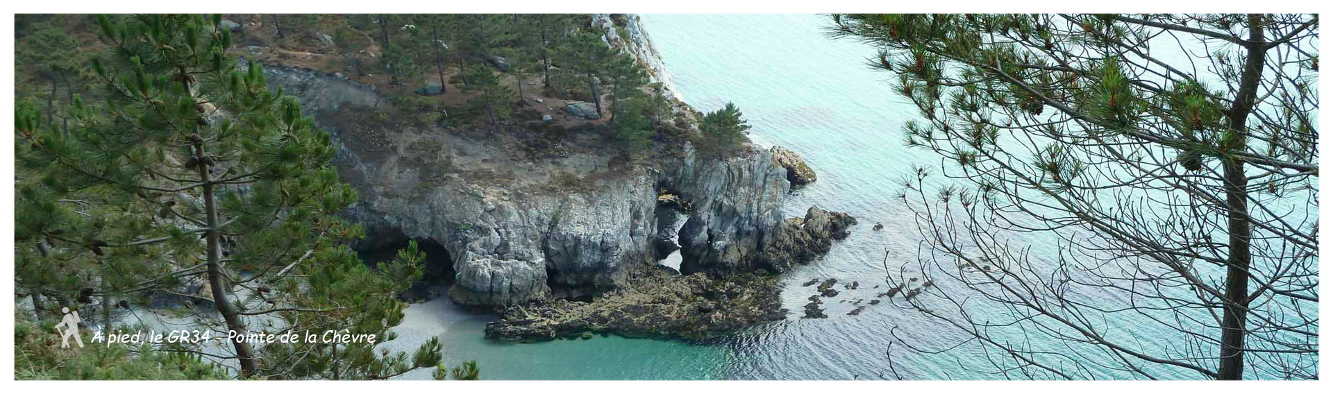 GR 34 à quelques pas de la pointe de la Chèvre